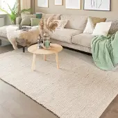 NATURL. Ullmatta | Wise grå/melerad hos Volero | 70x140 cm | Natur | Enfärgad | Rektangulär | Plattvävd