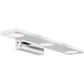 Eglo Cabus vägglampa i krom med satin glas