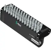 Wera Bit-Check 30 Wood 2 05057432001 Bit-Set 30 delar Stjärnspår Phillips, Stjärnspår Pozidriv, Inre T-profil