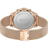 HUGO BOSS 1513806 Associate Analog Svart Urtavla Herrklocka 42 mm stark rosa
