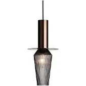 Design By Us Design pendellampa Harakiri, dimbar, Brun / rost, Vardagsrum / matsal, Glas, Design, Pendellampa