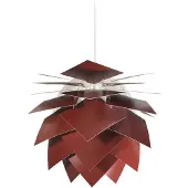 Barlife Pineapple Medium Pendel Dia 45 Cm - Mörkröd
