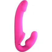 XR Brands Evoke Ergo-Fit Fjärrstyrd Strap-on - Rosa - Rosa