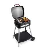 Fritel Family BBQ 3278 - Barbequegrill - elektrisk - 1440 cm2 - röd/svart