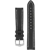 Hirsch Heavy Calf svart klockarmband 014 75 0 50 24mm