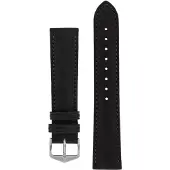 Hirsch Merino svart klockarmband 012 06 0 50 20mm