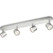 Philips myLiving STAR - Takspotlight - LED - 4 uttag - 18 W - 2700 K - aluminium