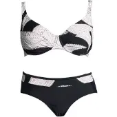 LASCANA Bikini svart / vit