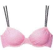 Buffalo Bikiniöverdel 'Florida' rosa / svart / vit
