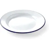 Super Merchant Vit emaljerad tallrik, diameter 240 mm, Hendi 621233