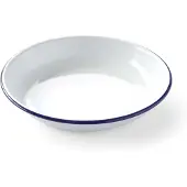Super Merchant Djup tallrik, vit emaljerad, diameter 220 mm, Hendi 621264