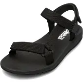 Camper för kvinnor. K200958-001 Black Match Sandaler (40), Svart, Kardborreband, Casual