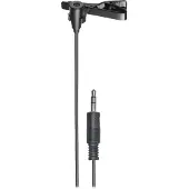 Audio-Technica ATR-3350X, Lavaliermikrofon/mygga, Rundtagande, Kabel, 3,5 mm (1/8 tum), Svart, 6 m