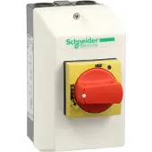 Schneider Schreibgeräte Kapsling för GV2P/L m, röd/gult handtag IP65