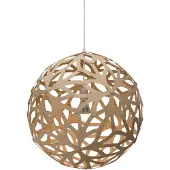 David Trubridge Taklampa , Vit, Vardagsrum, Bambu