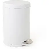 Simplehuman Pedalhink Vit Stål 4.5L