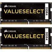 Corsair Value Select - DDR4 - sats - 16 GB: 2 x 8 GB - SO DIMM 260-pin - 2133 MHz / PC4-17000 - CL15 - 1.2 V - ej buffrad - icke ECC