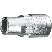 Gedore Hylsnyckel 6225830; 1/4''; 9 mm; 25 mm
