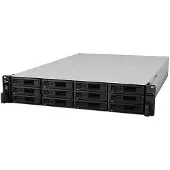 Synology RX1217RP - Kabinett för lagringsenheter - 12 fack (SATA-600) - kan monteras i rack - 2U