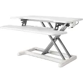 BakkerElkhuizen Bakker Elkhuizen Adjustable Sit-Stand Desk Riser 2 - Ställ - för LCD-skärm/PC-utrustning - svart - skrivbordsstativ
