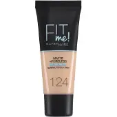 Maybelline Fit Me Matte + Poreless Foundation - 124 Soft Sand