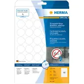 Herma Väderbeständiga folieetiketter A4 | Ø30mm | 4571 | vit rund | 960st