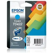 Epson T0422 cyan bläckpatron (original)