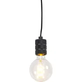 QAZQA Modern pendellampa svart - Cavalux