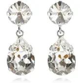 Caroline Svedbom Classic Drop örhängen crystal rhodium