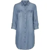 Vero Moda Skjortklänning 'VMSilla' blå denim