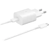 Samsung Ultra-Fast USB-C Reseladdare EP-TA800XWEGWW - Bulk - Vit