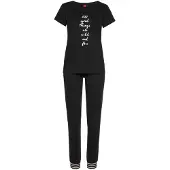 s.Oliver Pyjamas rosa / svart / vit