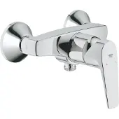 GROHE BauFlow blandare med tvågreb till dusch, väggmonterad
