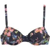 LASCANA Bikiniöverdel 'Malia' antracit / korall