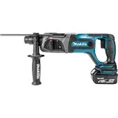 Makita Batteridriven borrhammare DHR241RTJ; 2,0 J; SDS-plus; 18 V; 2x5,0 batt.
