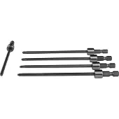 Makita - Skruvmejselbit - 5 stycken - phillips - PH2 - hexagonalt - längd: 130 mm