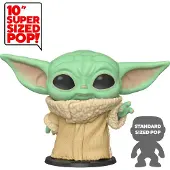 Funko POP! Stjärnornas Krig Yoda Mandalorian The Child-figur 25 Cm
