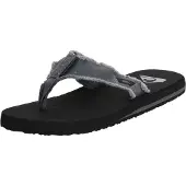Quiksilver Monkey Abyss - Flip-flops - Herr Grey / Black / Brown 41