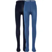 Ewers Strumpbyxor för barn 2-pack Uni blue