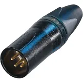 Neutrik NC4MXX-B XLR-kontakter Kontakt hane rak Antal poler: 4 Svart 1 st