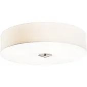 QAZQA Rustik taklampa vit 50 cm - Drum Jute
