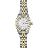 Armitron dam 75/2475MOP kta kristallaccent tvfrgad armbandsklocka