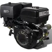 vidaXL Bensinmotor 15 Hk, 11 Kw, Svart