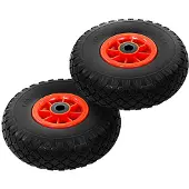 Super Merchant Vidaxl Hjul till Transportvagn, 2 st, Solida, Polyuretan, 3.00-4