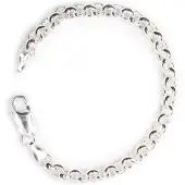 None Ärtearmband 925 Sterling Silver 20mm PAPU6MM/20