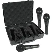 Behringer XM1800S Ultravoice Dynamiska Mikrofoner 3 Pack