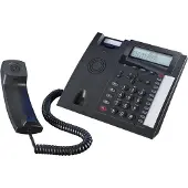 AGFEO T 18, Analog telefon, Högtalartelefon, 99 poster, Svart