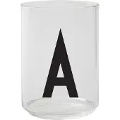 Design Letters Dricksglas A-Z W