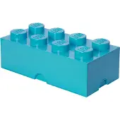 LEGO Förvaringslåda 8 Medium Azur 40041743