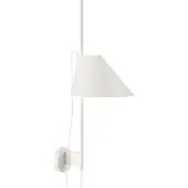 Louis Poulsen Vägglampa , Yuh, dimbara, Vit, Vardagsrum, Metall, Design